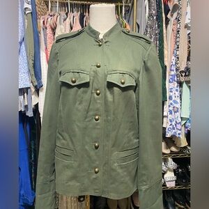 Du Jour Jacket Women’s Size Large Army Green